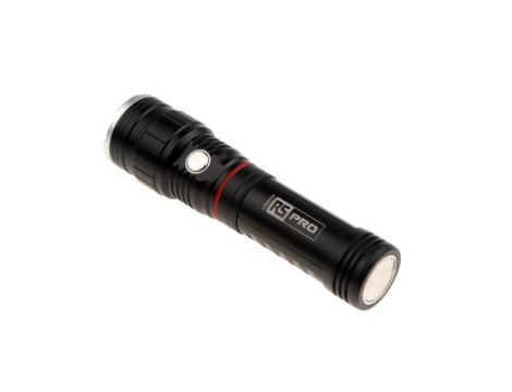 Latarka LED akumulatorowa zasięg 100 m, jasność , jasność 250 lm, 440 lm RS PRO 367g Nie