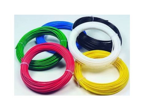 Przewód pneumatyczny, kolor: Czerwony, dł. 30m, materiał: Nylonowe, RS PRO