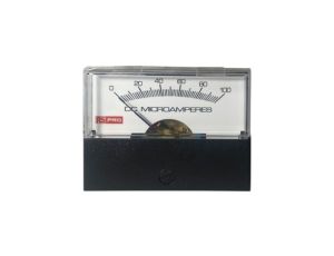 Amperomierz analogowy panelowy 100 (Input)A DC 0C do +60C RS PRO