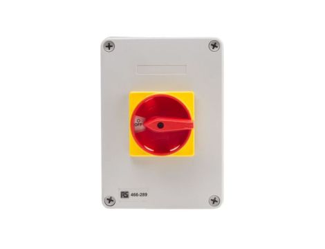 Przełącznik izolacyjny bez bezpiecznika 3-biegunowy 80 A 30 kW 3-fazowy IP65