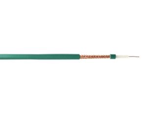 Kabel koncentryczny, KX6, Polichlorek winylu PVC, Zielony Bez zakończenia Bez zakończenia, RS PRO Bez zakończenia