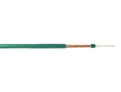 Kabel koncentryczny, KX6, Polichlorek winylu PVC, Zielony Bez zakończenia Bez zakończenia, RS PRO Bez zakończenia