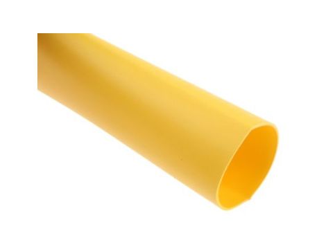 Osłona termokurczliwa z klejem żółta 3:1, średnica 24mm, dł. 1.2m, RS PRO