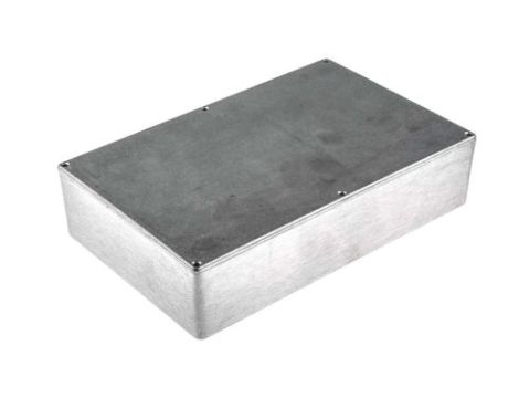 Obudowa ekranowana Srebrny IP66 Neopren, 275 x 175 x 65.5mm, RS PRO