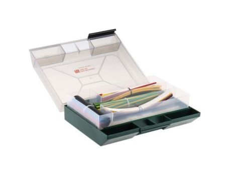 Zestaw tulei kablowej Black, Blue, Green/Yellow, Red, White Poliolefina, 2:1 Shrink Ratio RS PRO 2.4 mm, 3.2 mm, 4.8