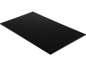 Arkusz tworzywa sztucznego Czarny, 500mm x 300mm x 6mm