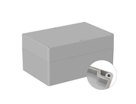 Obudowa ogólnego użytku ekranowana Szary IP66 Silikon, 160 x 240.3 x 120mm, RS PRO 5U2