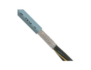 Kabel sterowniczy CY 5-żyłowy Ekranowany Polichlorek winylu PVC, 1 mm, 50m, 15 A, Ø 8mm, RS PRO
