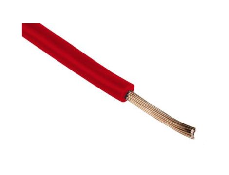 Jednożyłowy kabel sterowniczy CSA 1,5 mm, Maks. +70C 1000 V Czerwony, RS PRO