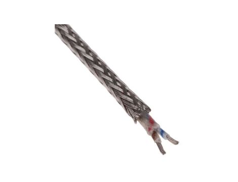 Przewód termoparowy K, -60 → +350 C., dł. 50m, izolacja: Włókno szklane, 7-żyłowy, RS PRO