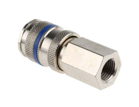 Szybkozłączka pneumatyczna, materiał Stal, złącze G 1/4 żeńskie, RS PRO CEJN 320, JWL 520, JWL 530, Legris, Parker PEF,
