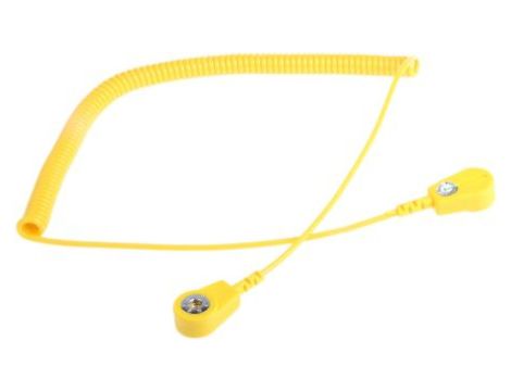 Przewód do opaski ESD, 4mm Tak, dł. przewodu 1m, RS PRO Pojedynczy przewód