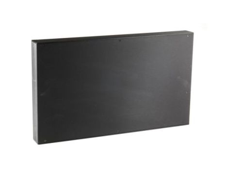 Obudowa urządzeń elektronicznych, aluminiowa, Czarny, 442 x 254 x 45mm, RS PRO