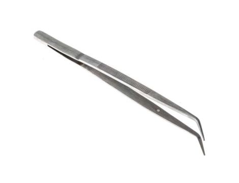 Pęseta, dł. 150, materiał: Stal nierdzewna, RS PRO