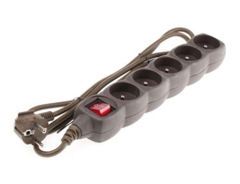 Przedłużacz 5-gniazd 250 V Typ E - gniazdo francuskie 1.5m 296286