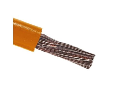 Kabel trzynormowy PCW, dł. 100m 4 mm, 41 A, 1 kV, -15 → +105 C Pomarańczowy Pojedynczy rdzeń, RS PRO