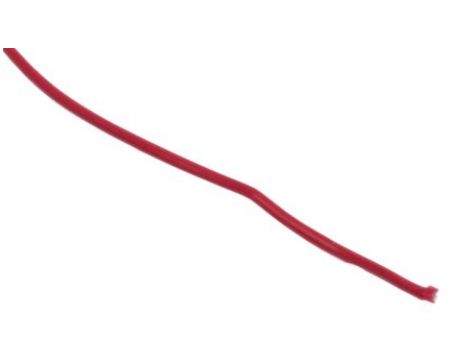Przewód jednożyłowy linkowy, Przewód instalacyjny 1430, 0,33 mm, 7/0,25 mm, 22 AWG, PVC, 300 V, Czerwony, dł. 100m, RS