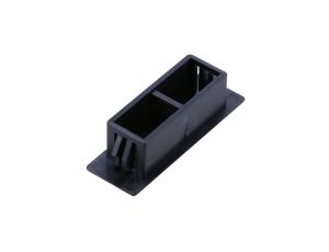 Zaślepka do przełącznic światłowodowych, Czarna, SC Duplex Extralink