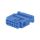 Wtyk IDC żeński 10-PIN IDC do kabla taśmowego 1,27mm niebieski 1658527-4
