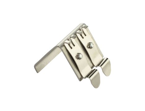 Adapter montażowy keystone podwójny na szynę DIN TH35 metalowy Alantec