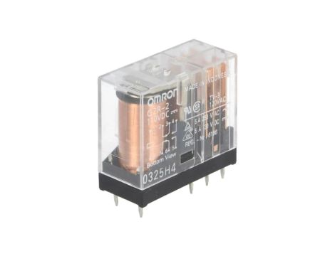 Przekaźnik elektromagnetyczny DPDT Ucewki 110VDC 5A/250VAC G2R-2 110VDC