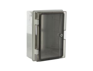 Szafka rozdzielcza hermetyczna 30x21x13cm IP65 przeźroczysta