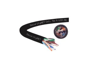 Kabel zewnętrzny żelowany FTPw kat.5e F/UTP 4x2x0,5 SecNet /500m/