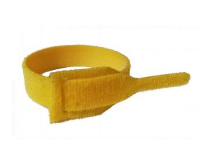 Opaski rzepowe 20x125 BTB Straps żółte