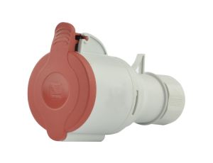 Gniazdo przenośne 5P 32A 400V czerwone IP44 ISN 3253