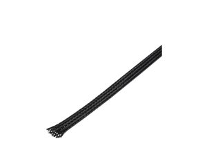 Oplot poliestrowy fi: 10mm (6-15mm) odporny na temperaturę pracy do 125C czarny JDD /200m/