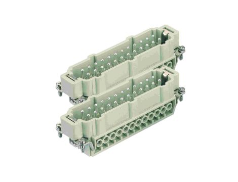 Złącze HAN prostokątne męskie 24pin 16A 500V 09330242611