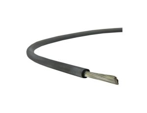 Kabel silikonowy SIF 180C 300/500V 0,75 ciepłoodporny LSOH czarny linka TKD /100m/