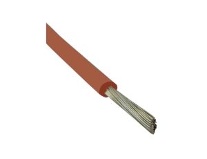 Kabel silikonowy SIF 180C 300/500V 1,5 ciepłoodporny LSOH ceglasty linka TKD /100m/10.0022.0100