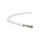 Kabel silikonowy SIF 180C 300/500V 1,5 ciepłoodporny LSOH biały linka BSG 100m