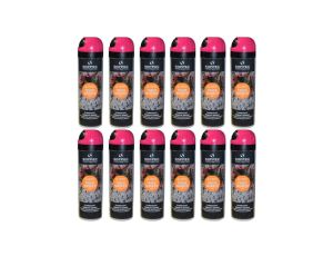 Farba geodezyjna do znakowania spray różowa 12 sztuk SOPPEC Track Marker