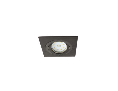 Oprawa wpuszczana regulowana czarny mat aluminium