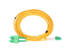 Patchcord Jednomodowy, Duplex, 9/125um, 3mm, 5m Extralink SC/APC-LC/APC