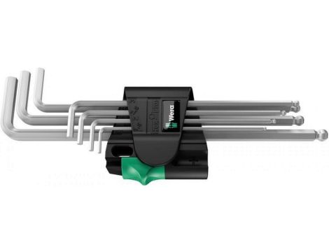 ZESTAW KLUCZY TRZPIENIOWYCH Z KULKĄ HEX PLUS 7CZ, MAGNETYZER