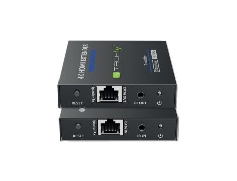 Extender HDMI 4K*60Hz do 70m Kat6/6a/7 Zero Latecy IR Techly