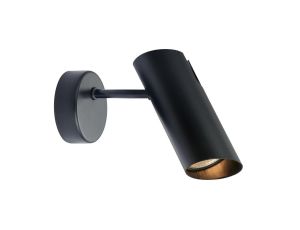 Kinkiet Futuro z regulowanym kloszem czarny na GU10 do nowoczesnego salonu LP-17001/1W BK Light Prestige