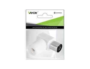 Gniazdo antenowe kątowe HQ Vayox PAK. - 100szt.