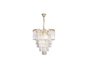 Lampa wisząca AMEDEO 17106/6+3+1-GD+CL