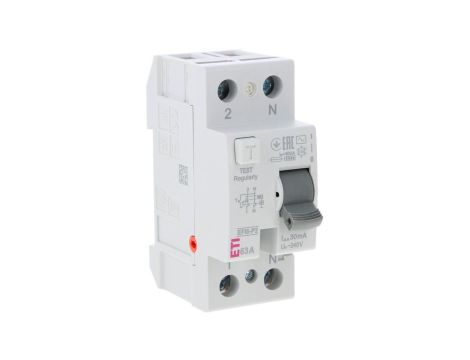 Wyłacznik różnicowoprądowy 2P 63A 0,03A typ AC EFI6-P2 AC 63/0.03 002061253