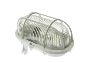 Oprawa kanałowa OWAL 60 E27 z siatką plastikową, klosz z poliwęglanu IP44 D.3151P