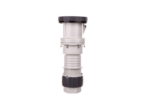 Gniazdo przenośne 4P 125A 500V czarne IP67 7H PC z nasuwką pilotażową GW62062PH