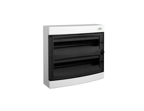 Rozdzielnica modułowa 2x12 natynkowa IP40 drzwi przeźroczyste PNS