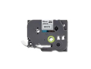 Qoltec Taśma do BROTHER TZ2-241 18mm x 8m Biała/ Czarny nadruk