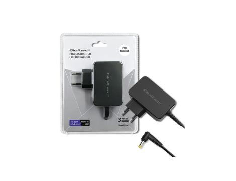 Qoltec Zasilacz do ultrabooka laptopa Toshiba 45W 19V 2.37A 5.5*2.5