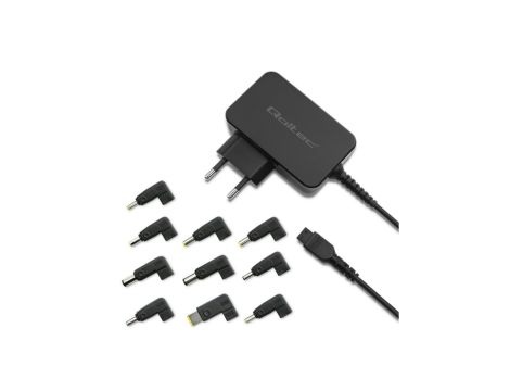 Qoltec Uniwersalny zasilacz do laptopa 65W Automatyczny MultiPlug 10 wtyczek