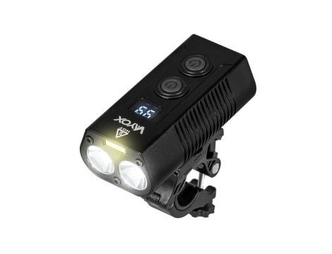 Światło rowerowe 750 lm 2x XML + COB + powerbank VA0045 Vayox